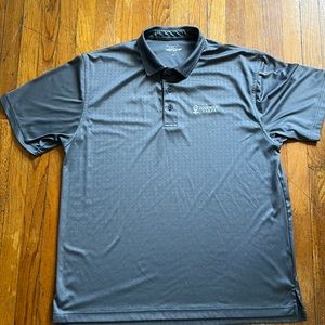 Straight Down stretch grey golf shirt Edgewood Tahoe